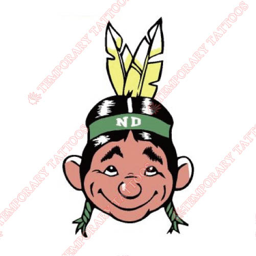 North Dakota Fighting Sioux Customize Temporary Tattoos Stickers NO.5590